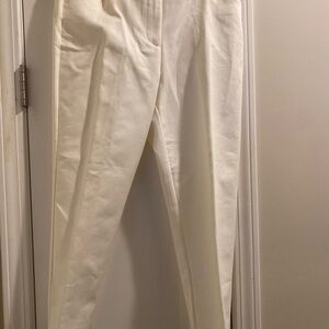 Liz Claiborne Career Emma Classic White Dress Pants Size 6P. Ankle length. NWT